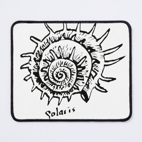 Item preview, Solaris Spiral Shell Line Art – Ocean Nature Illustration designed and sold by ArtwithKellie.