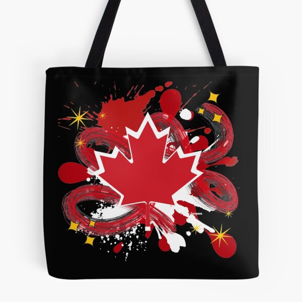 Item preview, Canadian Maple Leaf with paint splatter  designed and sold by artbyomega.