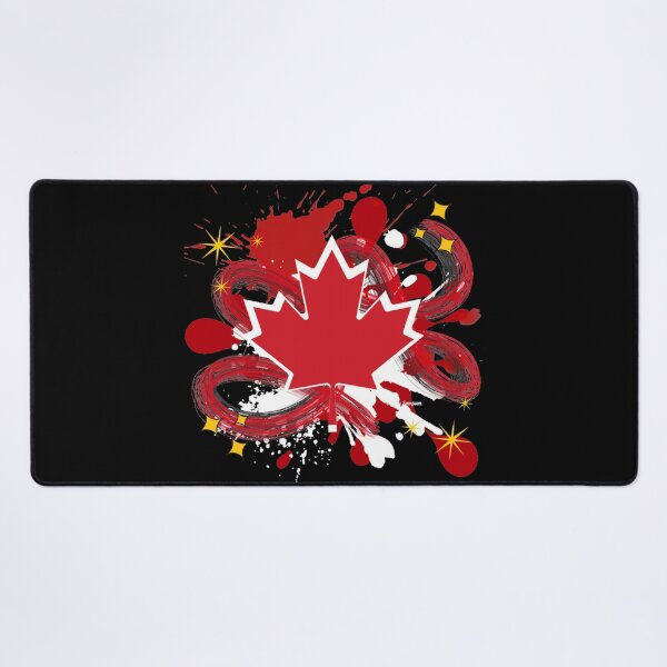 Item preview, Canadian Maple Leaf with paint splatter  designed and sold by artbyomega.