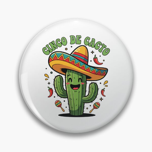 Item preview, Cinco De Cacto Cute Cactus Fiesta Sombrero Pun designed and sold by Amir Faysal.