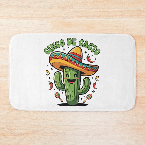 Item preview, Cinco De Cacto Cute Cactus Fiesta Sombrero Pun designed and sold by Amir Faysal.