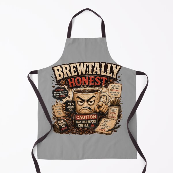 Item preview, Brewtally Honest Funny Coffee Pun designed and sold by pradeepvisuals.