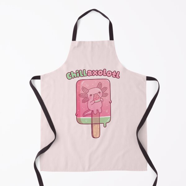 Item preview, Cute Axolotl Frozen In Ice Lolly Chillaxolotl Pun designed and sold by rustydoodle.