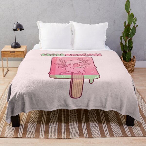 Item preview, Cute Axolotl Frozen In Ice Lolly Chillaxolotl Pun designed and sold by rustydoodle.