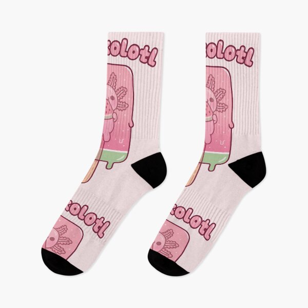 Item preview, Cute Axolotl Frozen In Ice Lolly Chillaxolotl Pun designed and sold by rustydoodle.