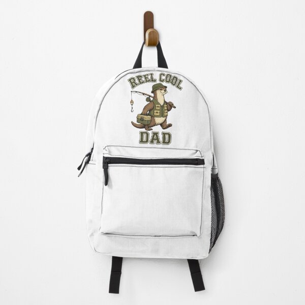 Item preview, Reel Cool Dad Otter Fishing Retro designed and sold by QuiteOrbit.