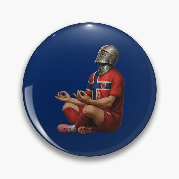 Item preview, Erling Haaland Medieval Warrior Meditation | Great Helm designed and sold by ZOHRR.