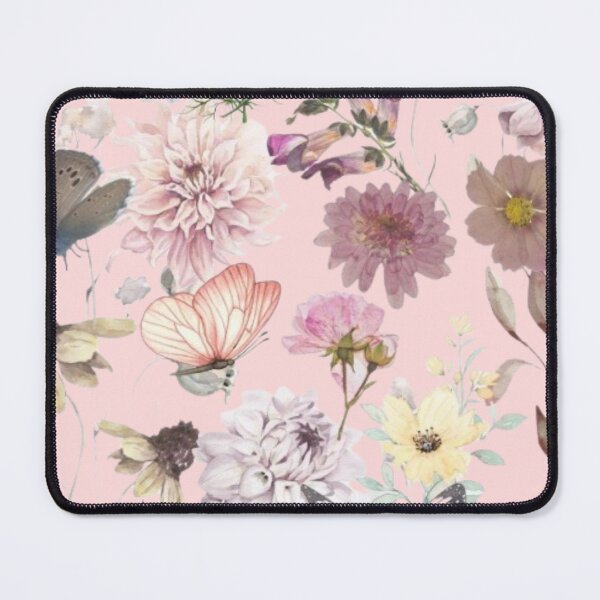 Item preview, Ethereal Soft Pink Garden & Butterfly Study designed and sold by RahniNM.