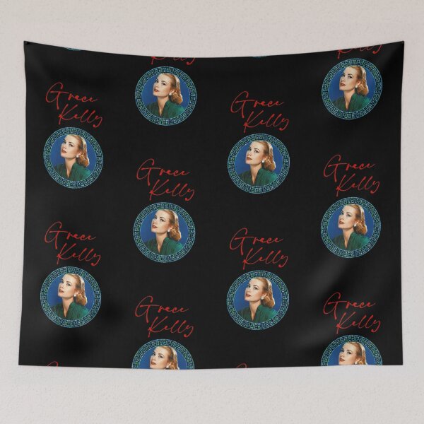 Item preview, Grace Kelly Blue/Green (Red on Black) designed and sold by PawsitiveMum3.