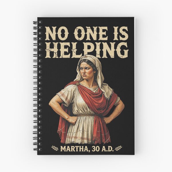 Item preview, No One is Helping Martha 30 AD Funny Christian Sarcasm Vintage designed and sold by CF_VintageDesign.