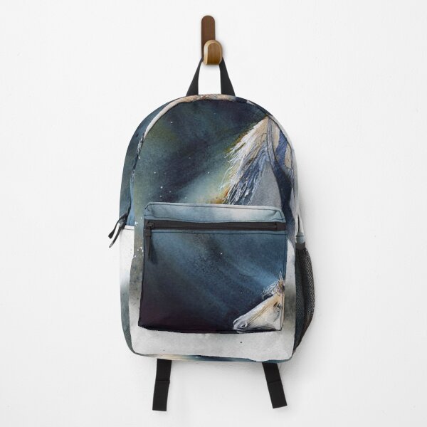 Item preview, White Horse Watercolor designed and sold by ZachMurphyArt.