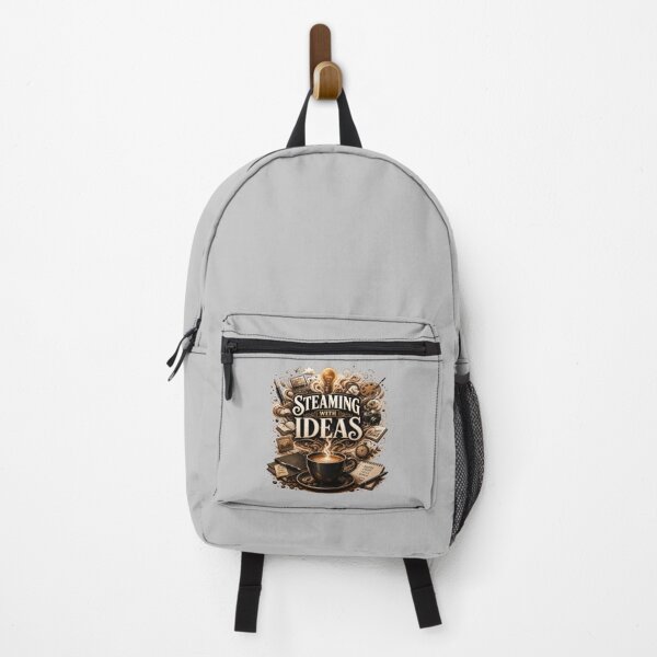 Item preview, Steaming With Ideas Creative Coffee Quote designed and sold by pradeepvisuals.