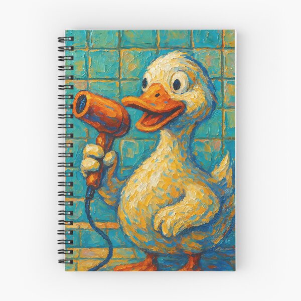 Item preview, Abstract Impasto Painting of Singing Duck Serenade | Whimsical Cute Duck Illustration | Colorful Modern Farmhouse Animal Wall Art Print designed and sold by PaintedPixels01.