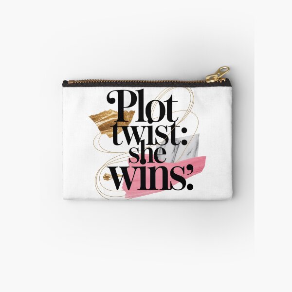 Item preview, Plot Twist She Wins. Bold Feminine Empowerment Quote. Modern Aesthetic Motivation designed and sold by Aarvya Fashion Club ( A.F.C ).
