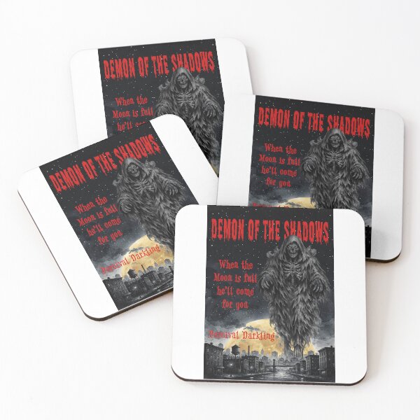 Item preview, Demon of the Shadows Horror Noir Book Cover designed and sold by susiecc.
