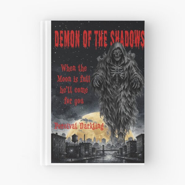 Item preview, Demon of the Shadows Horror Noir Book Cover designed and sold by susiecc.