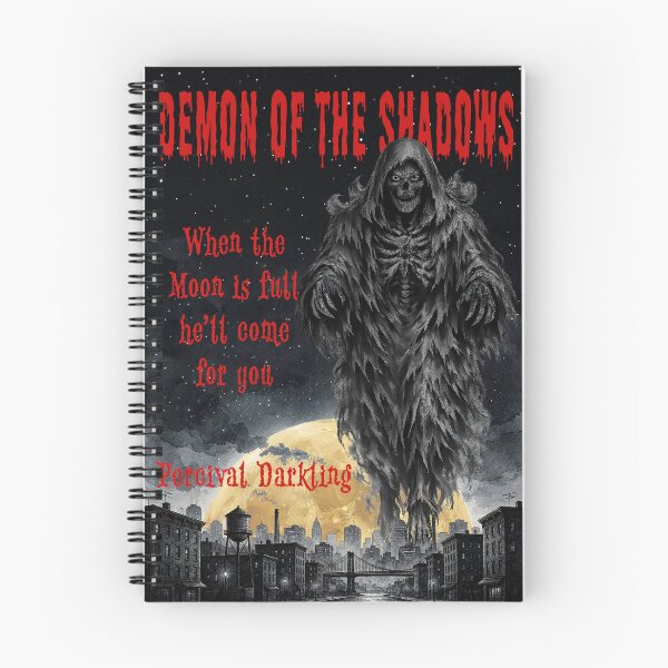 Item preview, Demon of the Shadows Horror Noir Book Cover designed and sold by susiecc.