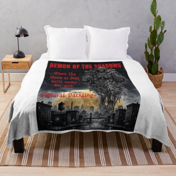 Item preview, Demon of the Shadows Horror Noir Book Cover designed and sold by susiecc.