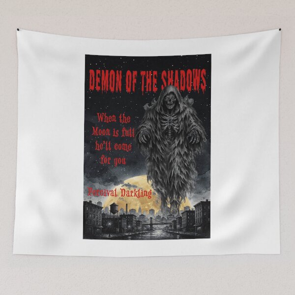 Item preview, Demon of the Shadows Horror Noir Book Cover designed and sold by susiecc.
