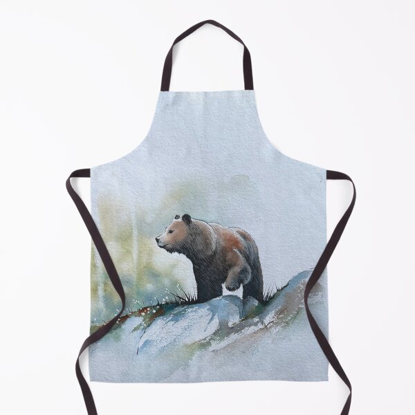 Artikelvorschau, Braunbär, Aquarell, Wildtiere entworfen und verkauft von ZachMurphyArt.