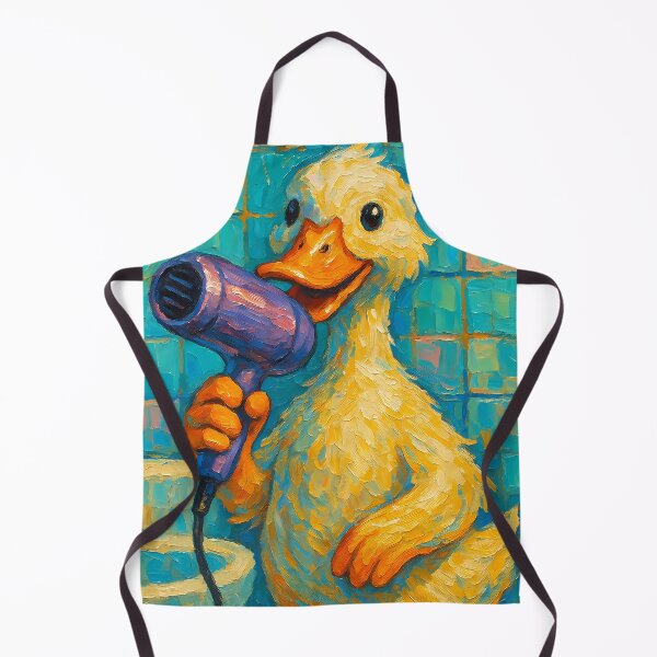 Item preview, Abstract Impasto Painting of Singing Duck Serenade | Whimsical Cute Duck Illustration | Colorful Modern Farmhouse Animal Wall Art Print designed and sold by PaintedPixels01.