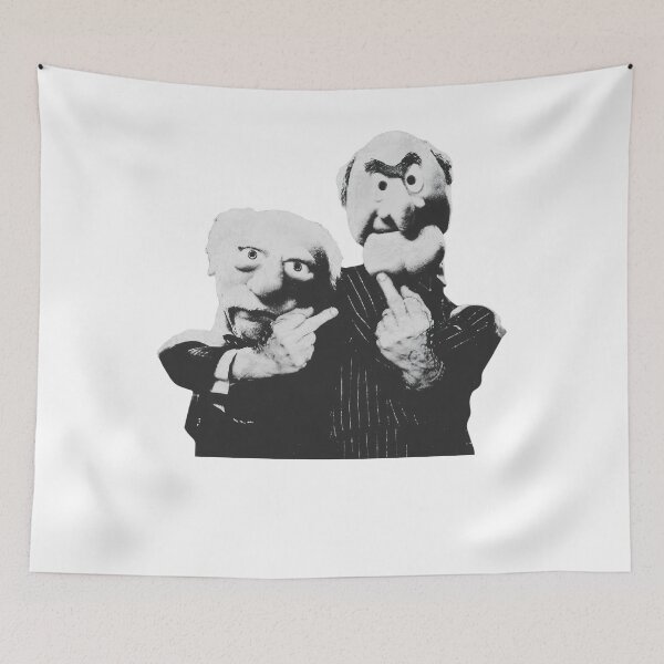 Item preview, Gritty Stencil Duo Flipping The Bird designed and sold by FonoisRobinson.