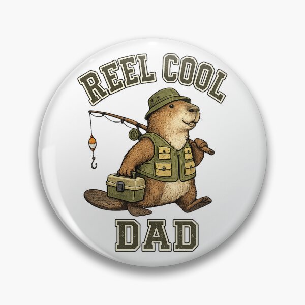 Item preview, Retro Fishing Dad capybara Graphic designed and sold by QuiteOrbit.