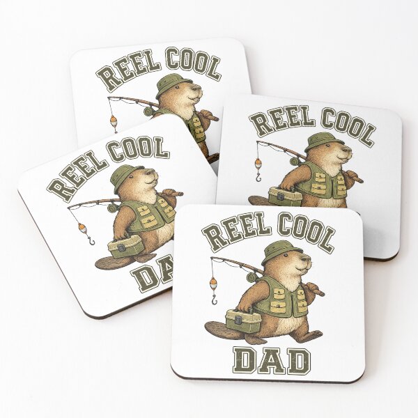 Item preview, Retro Fishing Dad capybara Graphic designed and sold by QuiteOrbit.