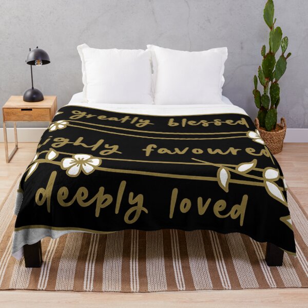 Item preview, Greatly Blessed, Highly Favoured, Deeply Loved designed and sold by makersplay.