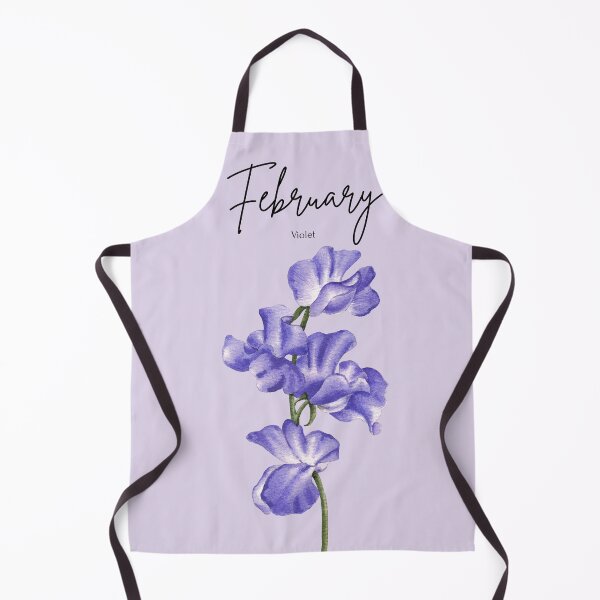 Item preview, February Birth Flower Violet Delicate Aesthetic Floral designed and sold by Cozy Moss Studio.