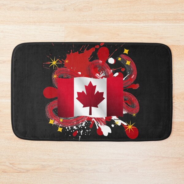 Item preview, Canadian Flag with paint splatter  designed and sold by artbyomega.