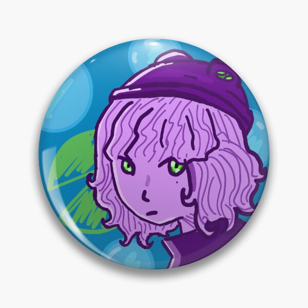 Item preview, Purple Frog Girl in the Pond designed and sold by Kartepy.