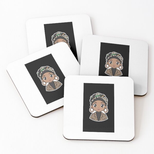 Item preview, Cute Chibi Hijabi Girl leopard  designed and sold by TheModernMuslimchibi&more .