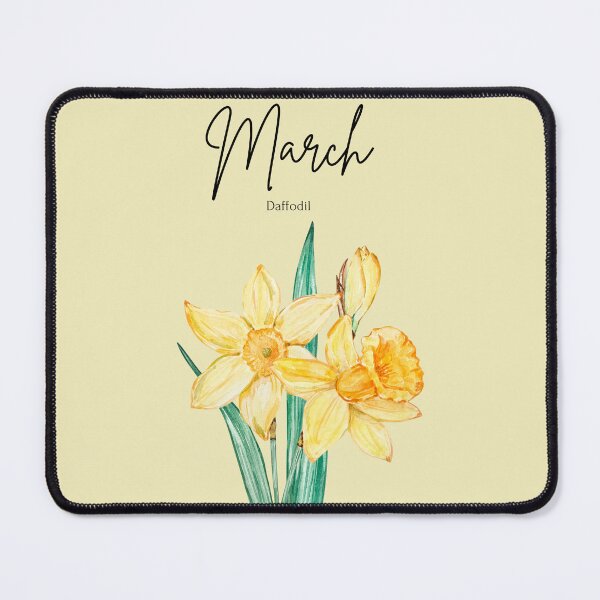 Item preview, Birth Flower Daffodil Bright Floral Illustration designed and sold by Cozy Moss Studio.