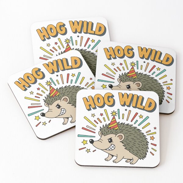 Item preview, Funny Hedgehog Hog Wild Party Animal designed and sold by Amir Faysal.