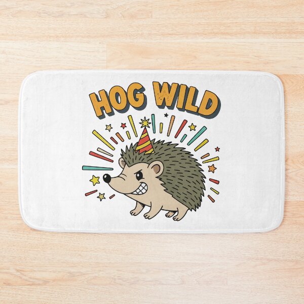 Item preview, Funny Hedgehog Hog Wild Party Animal designed and sold by Amir Faysal.