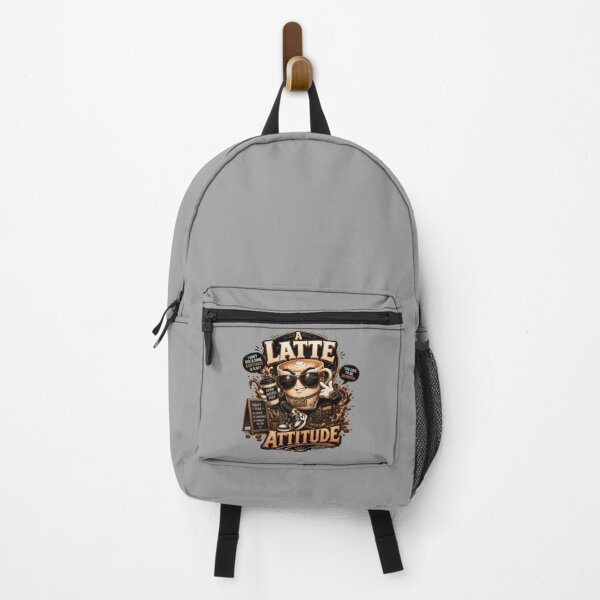 Item preview, A Latte Attitude Funny Coffee Quote designed and sold by pradeepvisuals.