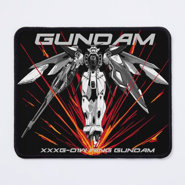 Item preview, black white ink wing gundam zero space colony ILLUSTRATION  designed and sold by sabartgunpla.