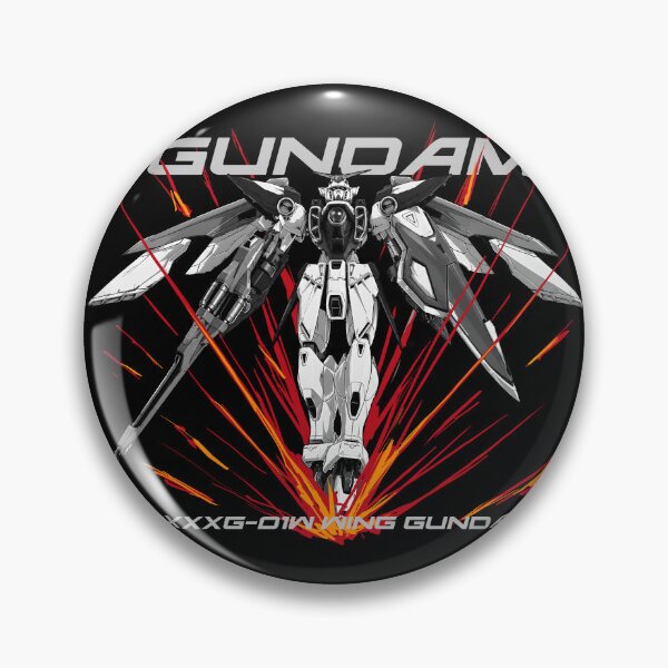 Item preview, black white ink wing gundam zero space colony ILLUSTRATION  designed and sold by sabartgunpla.
