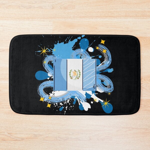 Item preview, Guatemalan Flag with paint splatter  designed and sold by artbyomega.