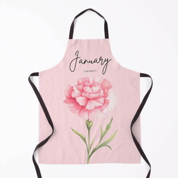 Item preview, January Birth Flower Carnation Aesthetic Floral Graphic designed and sold by Cozy Moss Studio.