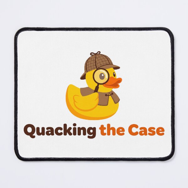 Item preview, Detective Duck Quacking the Case Funny Rubber Duck Art designed and sold by pattman.