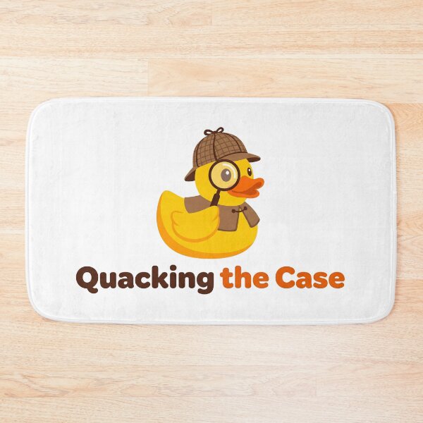 Item preview, Detective Duck Quacking the Case Funny Rubber Duck Art designed and sold by pattman.