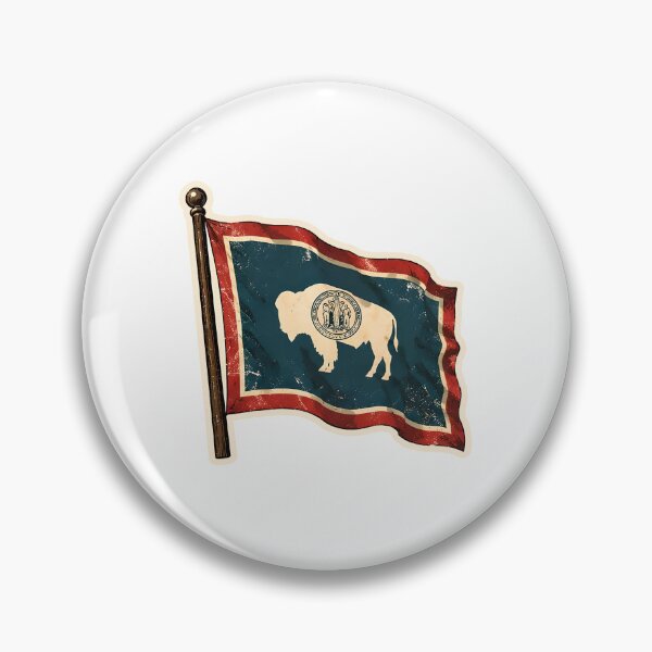Item preview, Wyoming State Flag Watercolor designed and sold by ChemicalXShop.