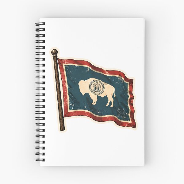 Item preview, Wyoming State Flag Watercolor designed and sold by ChemicalXShop.