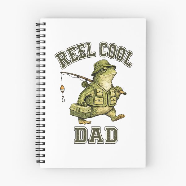 Item preview, Funny frog Fisherman Dad Vintage designed and sold by QuiteOrbit.