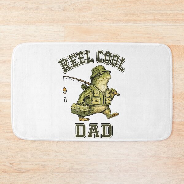 Item preview, Funny frog Fisherman Dad Vintage designed and sold by QuiteOrbit.