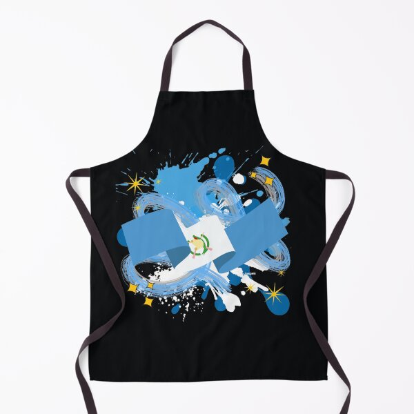 Item preview, Guatemalan Flag with paint splatter 2 designed and sold by artbyomega.
