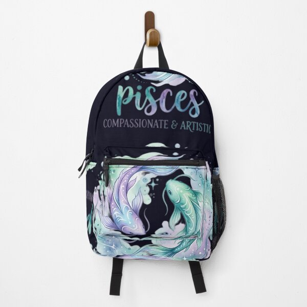 Item preview, Pisces Zodiac Sign Watercolor Fish | Compassionate & Artistic | Daily Horoscope Astrology Gift designed and sold by Bhaskar Digital Art.