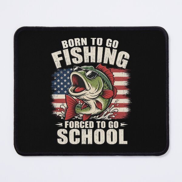 Item preview, Born to Go Fishing Bass Fish Funny Fisherman designed and sold by OlakunleOloroz.
